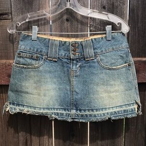 Denim mini skirt by Abercrombie & Fitch